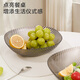 JD.com Assiette de fruits, fruits séchés Fruit Pallet Snack Rangement Affiche Affiche à eau [Ultra grande capacité] 2 pièces 22 * ​​7cm