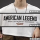 ROMON Summer Pure Cotton Short Sleeve Men 2025 Trendy New T-shirt Men Loose Large Size Top Men American Heavy Men's T-shirt HST1518 Light Coffee T-shirt XL Size Recommended Weight 145-160Jin [Jin equals 0.5 kg]
