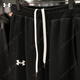 Under Armor autumn men's sweatpants quick-drying breathable training running fitness casual sports pants black 23600704-001 L