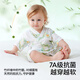 Betas baby clothes summer thin onesie newborn baby short-sleeved bamboo cotton gauze harp pajamas
