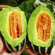 Bomei No. 9 croissant honey melon seeds Boyang 9 flower skin green flesh thin skin sweet crispy balcony potted melon seeds 20 capsules Bomei No. 9 original, super high quality