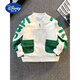 Disney Children's Clothing Boys' Autumn Jackets 2025 New Medium and Large Children's Spring and Autumn Boys' Autumn Fashionable Street Baseball Uniforms Navy Blue Alphabet Baseball Uniforms 160 cm