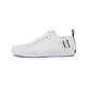 Armani (Armani) Axe 25 Printemps et été nouveaux produits de nouveaux produits pour hommes et semelles épaisses à lacets de baskets décontractées xux140 xv591 T684 White Logo Offset Printing 44
