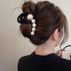 Xiangwan hairpin hairpin elegant temperament pearl hairpin back head hair shark clip high-end grabber girl birthday gift