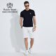 Raidy Boer / Ridy Boer [Mulberry Silk Cool] 2025 Summer Men's Secret Jacquard T-shirt à manches courtes 7027 Black S / 165/46