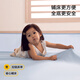 Meiduojia [Air] Class A household baby anti-fall fence mosquito net three-open door light blue 1.8 meters [Mesh encryption]