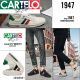 Cartelo Crocodile (Cartelo) Crocodile Boys 'Chaussures Automne Geatine En cuir Casual Sports Chaussures Trendy Spring and Automne Chaussures pour hommes polyvalentes Solide douce Chaussures blanches Men tous noirs - tendance et polyvalente - 7372 42 SOCIEURS SPORTS STANG