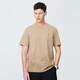 Tanzen mit Wölfen [einschließlich Mulberry-Seide] 7A Antibakterielles modalem chinesischem Stil Stickereien Kurzarm T-Shirt 701 Khaki XL (180)