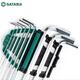 SATA 9-piece special long ball head hexagonal wrench L-shaped screwdriver set 09101 new and old products randomly shipped