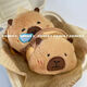 Jiemo's new cute Kapibala gift Capybara plush student schoolbag pendant couple cartoon keychain ornament coin wallet only
