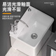 Suse wash mop pool high-foot balcony bathroom mop pool household ceramic floor basin four-legged mop pool sink 45*38*41 with overflow Taiwan controlled drain