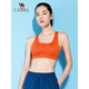 
Camel (CAMEL) sports underwear for women shockproof running yoga gathering without steel rings and wearing fitness vest bra to prevent sagging J0S1Q9905, black M