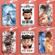 Tarjeta de trabajo de la tarjeta del estudiante Nezha Trendy Toy Bus Conjunto de la tarjeta de trabajo Magic Children's Alrounding Cartoon Animation Gift [679] Estilo Lanyard de larga duración