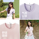 Semir short-sleeved t-shirt for women, short fit, slim, right shoulder, 25 summer cool feeling, slim-fitting bottoming shirt 109325100001