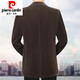 Pierre Cardin brand high-end spring and autumn cotton middle-aged and elderly men's thick corduroy casual suit corduroy middle-aged dad's suit pure cotton camel S 165 (100 Jin Jin is equal to 0.5 kg - 125 Jin Jin is equal to 0.5 kg)