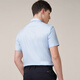 Sept Wolf [même modèle dans le centre commercial de shopping] chemise à manches courtes pour les hommes en estime Business Casual Color Solid Top Men's Men's's 113 Light Blue XL 175 175 / 92A