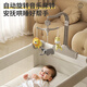 
Trimigo baby cot multi-functional movable folding splicing large bed with diaper table baby bed newborn cradle rocking bed exclusive one-click opening and closing + coconut palm pad