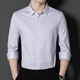 
JASONWOOD official authentic high-end brand men's long-sleeved shirt men's spring business casual middle-aged men's shirt blue plaid 9901 M /165 [Suggested 100-120 Jin [Jin equals 0.5 kg]]