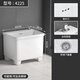 Suse wash mop pool high-foot balcony bathroom mop pool household ceramic floor basin four-legged mop pool sink 45*38*41 with overflow Taiwan controlled drain