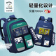 Snoopy (SNOOPY) primary school students' school bag, lightweight children's spine protection and weight-reducing backpack, first to third grade, sapphire green small size