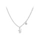 Xiangnan 999 sterling silver luck necklace 2025 new hot style light luxury niche design birthday gift high-end clavicle chain 999 silver luck necklace