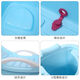 Diono Diono Adulte Bathtub Full-Body Extra-Large Bathtub Bathtub baignoire en plastique baignoire bleu 698 découvert