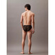 Calvin Klein Herren Sport Shipies Spitze Tanga Tanga Elastischer Logogürtel atmungsaktiv bequem NB3857 Schwarz - 1 m