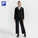 FILA 斐乐官方女士针织连帽外套2025春季健身运动简约基础上衣