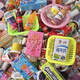 Weifanjia weifanjia qianhui mini dépanneur mini-simulation de simulation play jeu pour enfants jouer de la résine de jouet 100 pièces de commodité + colle, pas de répétition de nombreux styles