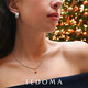 Authentic FEDOMA25SS gold and silver star color twisted chain detachable snake bone clavicle chain pendant necklace necklace gold star gold collar
