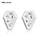 Miss JuJu pt950 platinum earrings for men platinum natal year snake year zodiac men's trendy fashion geometric snake earrings single 1.5-1.7g - no certificate