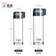 
HEENOOR PC plastic cup thickened high temperature resistance tea water separation cup men's outdoor sports water cup with filter - light gray - XN9076 [glass cup] 695ml