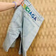 
XiXIEXUAN Summer Thin Internet celebrity denim shorts men's Korean style slim trendy mid-pants versatile casual elastic slimming five-point pants 9902 dark blue 34