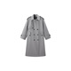 Peacebird [même style dans le centre commercial] Vêtements féminins 2025 Spring Nouveau Silhouette Windbreaker Silhouette A1Bef1396 Gray M 160