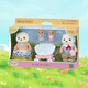 Sylvanian families Japanese version of sea otter family Playing house girls toys and doll set Birthday gifts for children