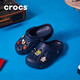 Crocs (CROCS) Beja children's clogs for boys and girls outdoor toe-toe beach shoes slippers/207013/207012 dark blue-410 26 (155mm)