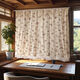 Curtain blackout cloth and gauze integrated double-layer bay window for living room and bedroom solid color pastoral simple embroidered gauze new style Butterfly flying - no rod curtain + gauze soft and waxy width 1.0*height 1.0m-with hanging ring
