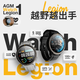 AGM Watch L1 专业运动跑步智能手表马拉松骑行登山GPS配速心率公里数监测50米防水男女通用智能手环 黑色