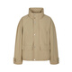 
Sketch men's clothing 2024 winter new product H-shaped loose hat-collar work clothes down jacket warm simple casual 9O0C13240 287 yellow khaki XS