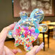 Luminous quicksand little turtle ornaments pair cute simulation animal doll desktop ornaments toys for girls 5.6cm quicksand turtle colorful