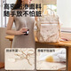
taoqibaby mom bag mother bag baby out lightweight large capacity portable shoulder multifunctional fashion backpack 26L giant canvas [raw cheese latte]