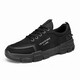 Zapatos para hombres impermeables y trabajos sin deslizamiento y zapatillas negras resistentes al desgaste Sports y leisure Strirable Summer Labor Protection Zapatos 0803 Negro 42