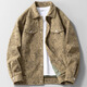 MiiOW jacket men's spring and autumn 2025 new men's fashion brand lapel men's jacket men's spring tops light khaki 2XL