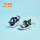 ANTA Children's Sandals Baby Shoes 2025 Summer New Outdoor Anti-collision Easy-Bend Octopus Toe Sports Sandals True Blue/Anta White/Black-4 20