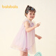 Balabala girls' skirt children's dress 2025 summer clothes children's gradient mesh exquisite and sweet 208225111039