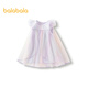 Balabala girls' skirt children's dress 2025 summer clothes children's gradient mesh exquisite and sweet 208225111039