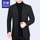 
ROMON (ROMON) suit men's woolen coat 2025 spring and autumn new slim middle-aged dad single piece casual suit top dark gray B--62912 M 170[105-115Jin[Jin equals 0.5 kg]]