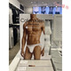 
Calvin KleinCK Men's Elastic Double Cube Comfortable Breathable Wound Thong Panties Three Pairs NB2623-001 Black 3 S