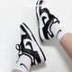 Nike (Nike) offizielle Schuhe, Herrenschuhe, Dunk Low Retro Casual Shoes, Panda Herren-Freizeitschuhe, Herren DD1391-100 Schwarz und Weißer Panda 44.5