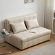 Winterbär modernes einfaches Sofa Bett falten doppelt gebrauchte Balkon kleines Wohnzimmer Renner Multifunktionslagerungssofa 155 cm Sofa Bett [kratzfeste Katzenkratzer] Latex + Schwamm + Violett